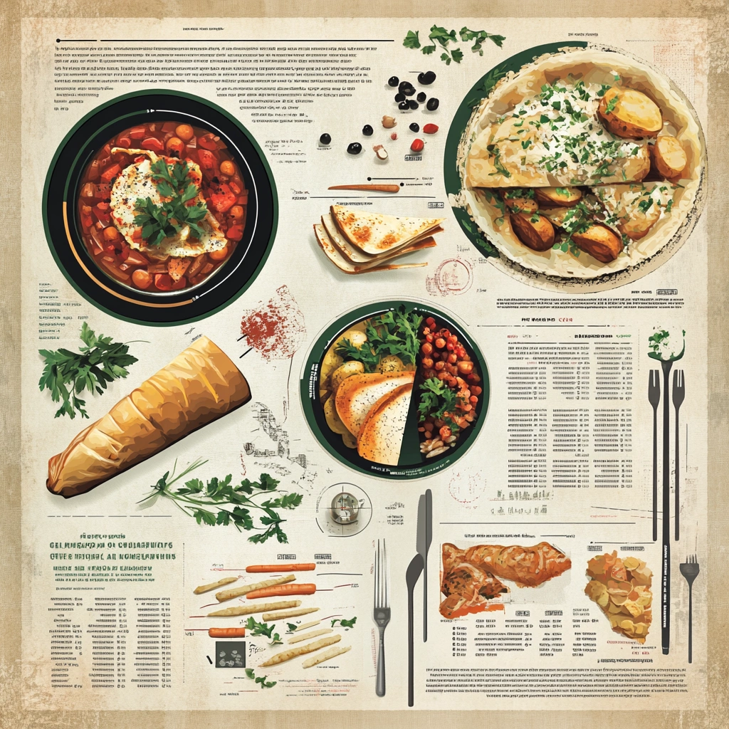 Інфографіка з калорійністю популярних страв українського меню